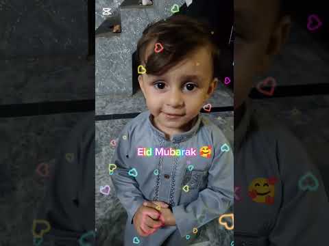 "Zuni & Her Cousin Wishing You Eid Mubarak 🌙💖#cutebaby #babyshorts #foryou #viralshort