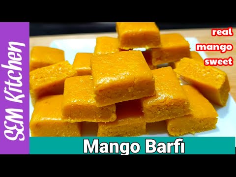 Mango Barfi Recipe In Just 15 Minutes | Mango Burfi Recipe | How to make mango barfi |