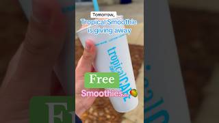 Here’s how to get FREE smoothie from Tropical Smoothie Cafe…