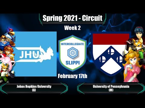 Spring 2021 Circuit - Week 2 - University of Pennsylvania (M) vs. Johns Hopkins University (A)