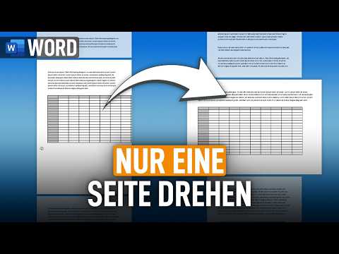 💡 Word: Eine einzelne Seite im Querformat einfügen (Rest Hochformat)