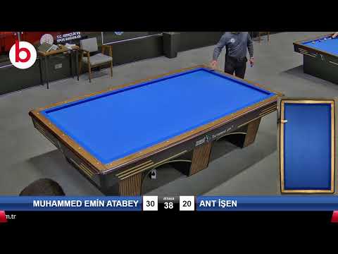 MUHAMMED EMİN ATABEY & ANT İŞEN Bilardo Maçı - 2023 U17 FİNAL ETABI-FİNAL GRUBU