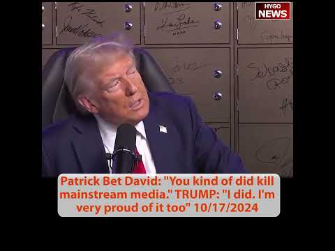 Q: Fake News mainstream media; TRUMP: I did. I'm very proud of it too.