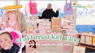 CRAFT MARKET VLOG ✿ spend the weekend with me at Bells Pumpkin Patch in the makers marquee! 🎃