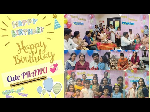 Pranathi Birthday Celebrations 🎉 with Family and Friends | Games | Birthday Party Celebrations|