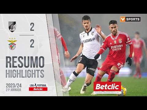 Resumo: Vitória SC 2-2 Benfica (Liga 23/24 #21)