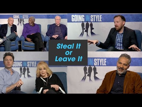 The 'Going in Style' Cast Plays 'Steal It or Leave It'