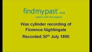 (Rare!) Voice of Florence Nightingale (1890)