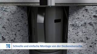Ceiling penetration sealing system DS 90 / 74 mm and DS 90 / 120 mm