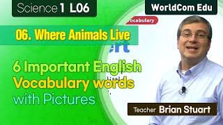 6  Important English Vocabulary Words with pictures  I  Science 1. L06. Where Animals Live