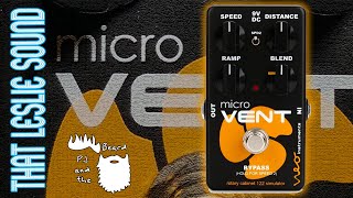 Video thumbnail for The NEW Neo Micro Vent 122 - That Leslie Sound Series by PJ and the Beard