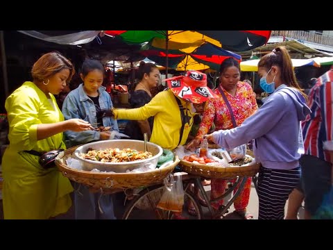 Mixed Market Food In Phnom Penh - Best Food Tour Around Cambodian Market