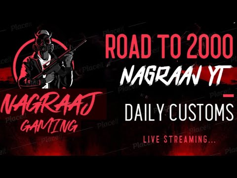 NAGRAAJ IS LIVE ||BOOM BAAM$$||TBHAI BALA CUSTOM||ROAD TO 2K