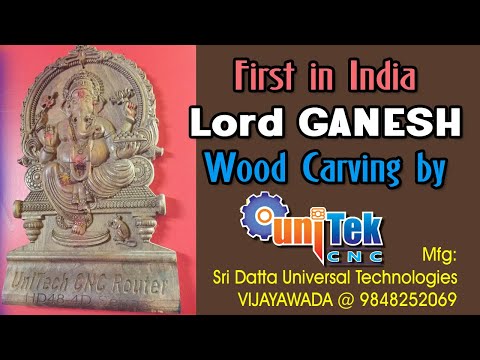 Working Process of CNC Wood Carving Machine