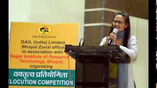 Elocution Competition at SIRT BHOPAL