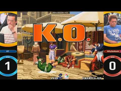 ET vs WhySoNoob - KOF '98 Neo Geo World Tour Season 2 Philippines Stop Grand Final