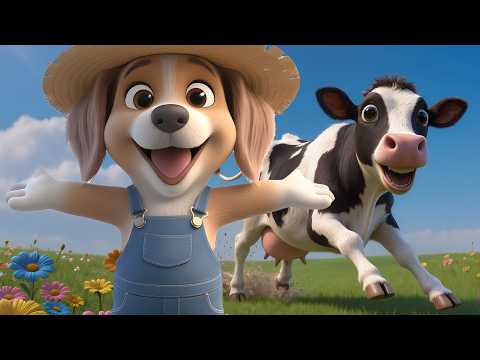 Nesia i krowa 🐄🐶 | Piosenka dla dzieci | Świat Dziecięcych Piosenek