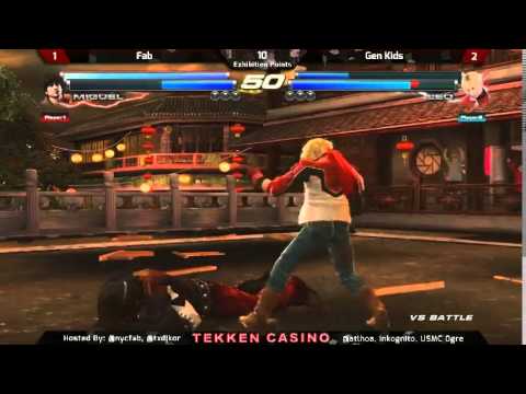 Tekken Casino Vegas 2014 NycFab vs Genkids FT3