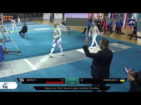 Batumi World Cup 2023 SWS - L32 - Jeon Hayoung KOR v Olga Kharlan UKR