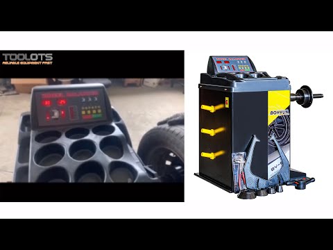 BY-6S Car Computer Wheel Balancer 26 Inch Max. Rim Diameter 36 mm Shaft Operation | Toolots