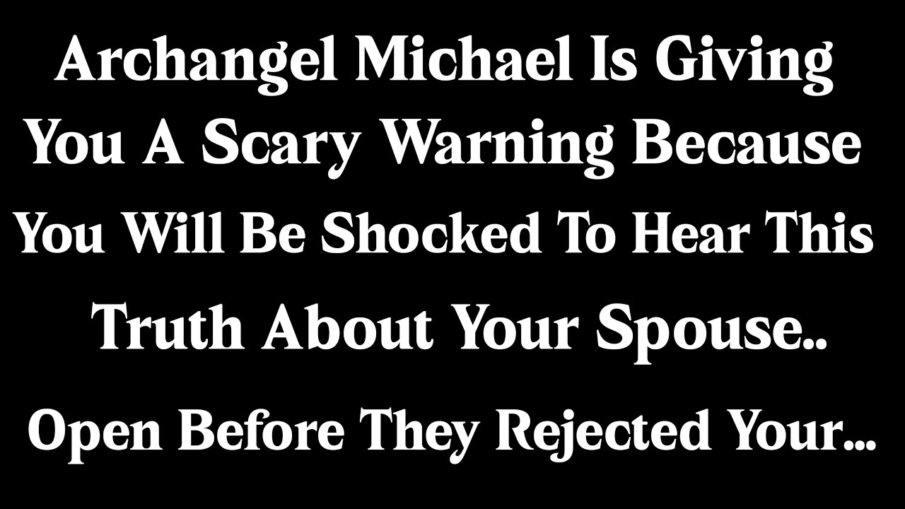 Archangel Michael is sending you this message because a serious problem is about to come to your..!!
