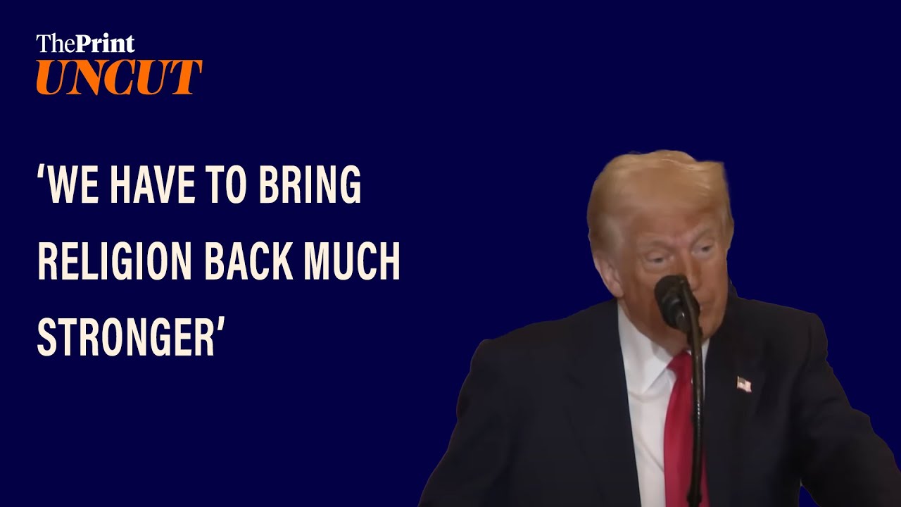 ‘We have to bring religion back much stronger,’ US President Donald Trump