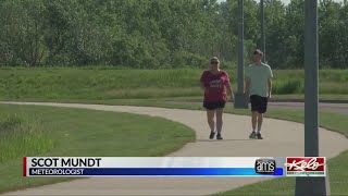Is 100-degree weather in the forecast for Sioux Falls