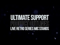 Ultimate Support Product Outlines - Live Retro Series Mic Stands
