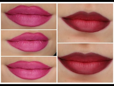 HOW TO: ombre lips // pink & red
