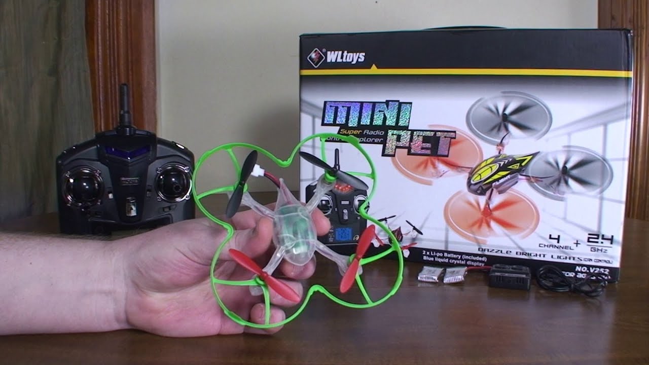 WLtoys Improved V252 (Tmart Clear Version) - Quick Review and Flight
