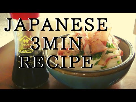 【Easy &amp; Healthy】 Chilled Tofu / Hiyayakko / Basic Recipe