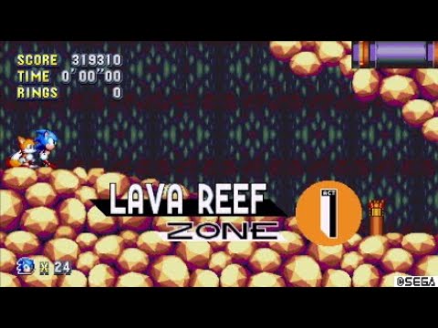 Sonic Mania | Gameplay Walkthrough Part 10 | Lava Reef Zone