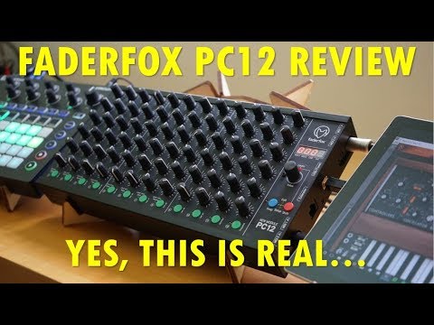 72 knobs, 12 buttons, 30 setups and snapshots: Faderfox's innovative PC12 MIDI controller