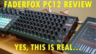 Video thumbnail for 72 knobs, 12 buttons, 30 setups and snapshots: Faderfox's innovative PC12 MIDI controller by loopop