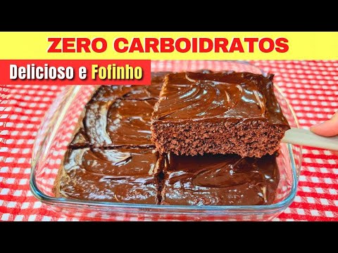 ZERO CARBOIDRATOS! Bolo SEM FARINHA, AÇÚCAR E LEITE - Fácil, Rápido e Fofinho (Low Carb)
