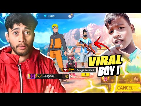 I FOUND VIRAL FREE FIRE BOY😱 आजा 1 vs 4 में😤