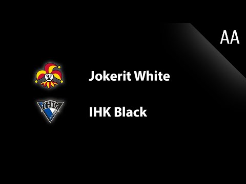U14 AA Jokerit White - IHK Black