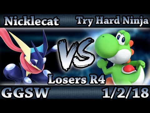 GGSW 65 - Nicklecat (Greninja) Vs. Try Hard Ninja (Yoshi) Smash Wii U Losers R4 - Smash 4