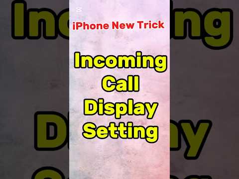 Fix Incoming Call Not Showing Full Screen on iPhone | iOS Incoming Call Banner Problem Solved