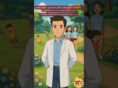 Helpful doctor | परोपकारी वैद्यः (परोपकारी डॉक्टर) Sanskrit Story - 99 | Sanskrit Kalp