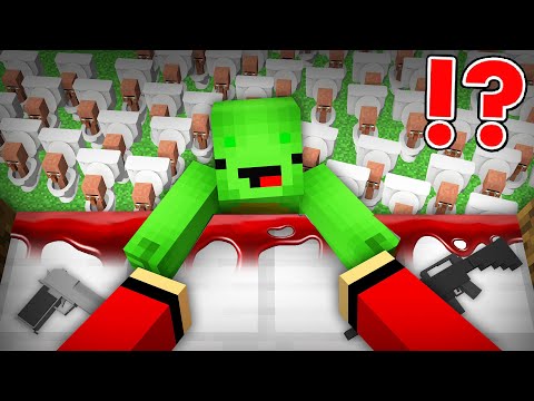 JJ and Mikey in Scary SKIBIDI TOILET Apocalypse in Minecraft Challenge - Maizen