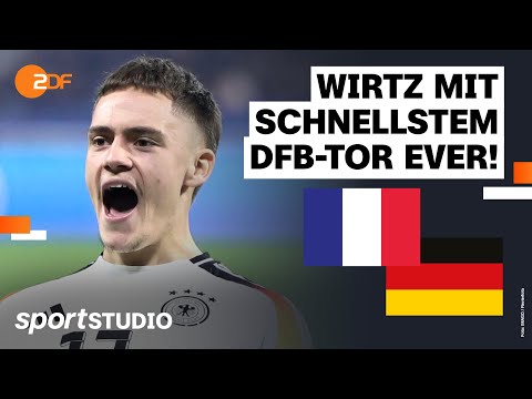 Frankreich – Deutschland Highlights | Länderspiel | sportstudio