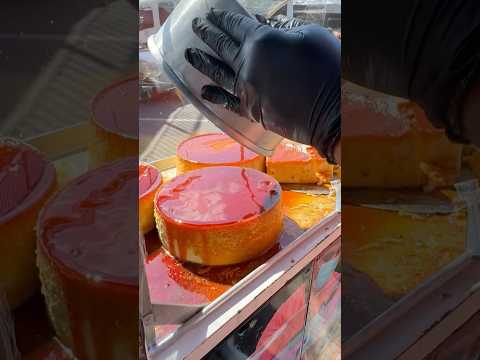 We’re on the streets with @quesilloshannaofficial for some traditional Venezuelan flan 🍮🇻🇪