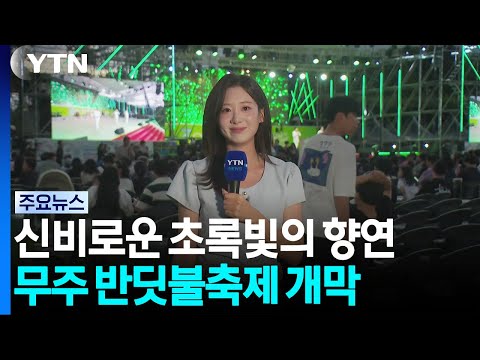 신비로운 초록빛의 향연...무주 반딧불축제 개막 / YTN