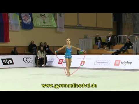 Sofya Zubkova (RUS) - Pre-Junior 08 - New Years Cup Ljubljana 2015