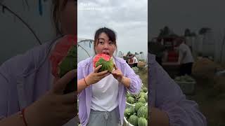 Watermelon cutting