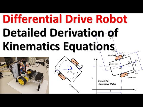 Detailed and Correct Derivation of Kinematics Equations of Differential Drive Mobile Robot