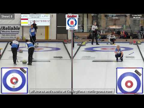 Krysta Hilker vs. Shiella Cowan - Draw 2 - Curling Stadium Alberta Curling Series #4
