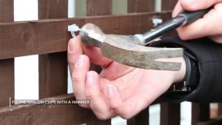 How To - Install Lights on a Wooden Fence