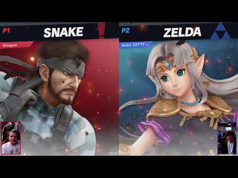 CA 124 - indecisive (Snake) Vs. Zefty (Zelda) - Winners Finals - SSBU